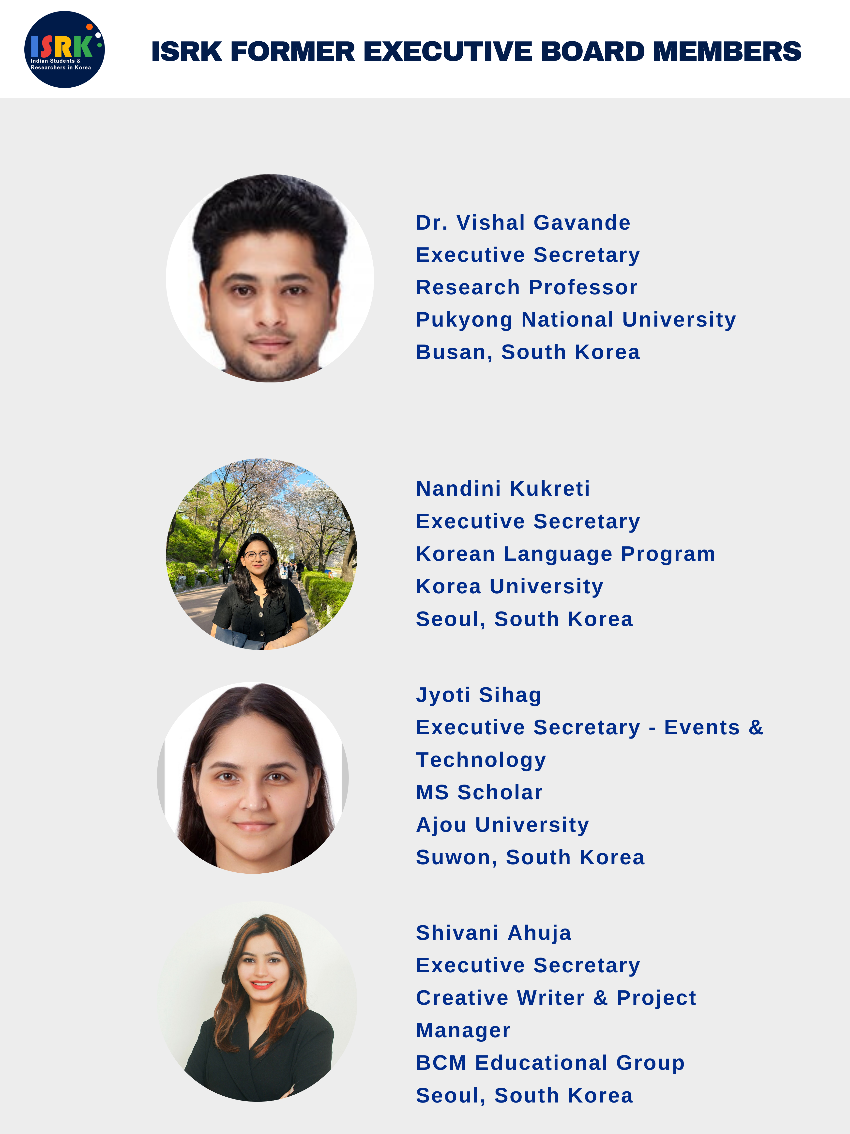 Former Executive Team Slides