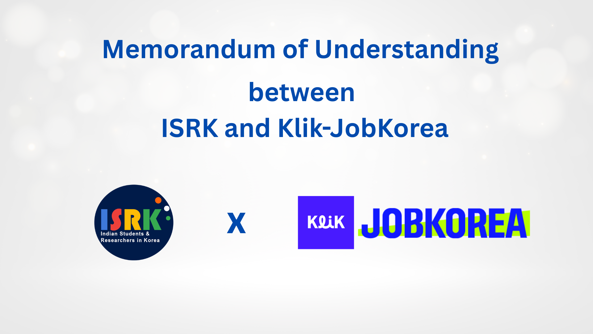 MoU Agreements - Korea Times, JobKorea and Klik