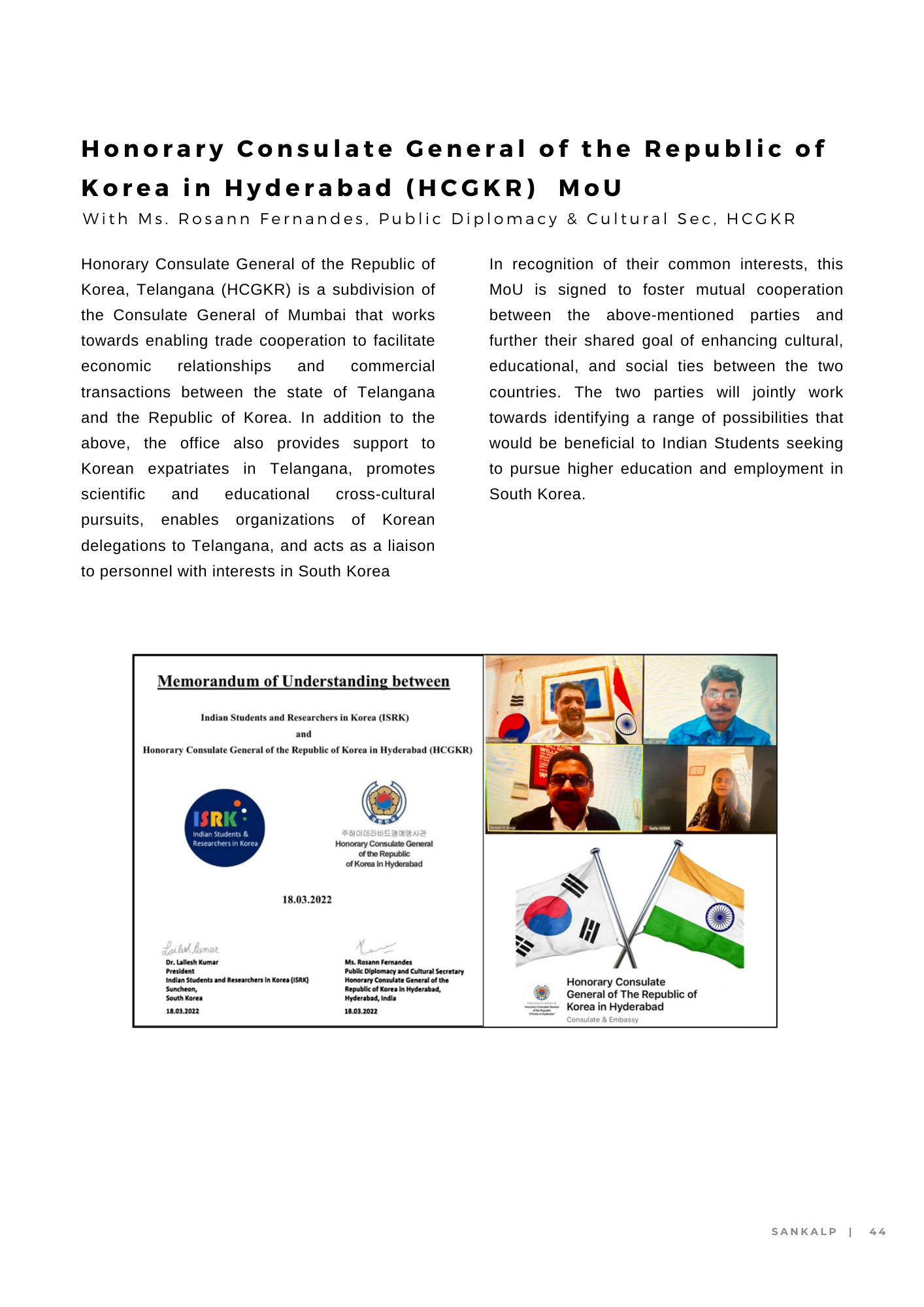 MoU Agreements - Korea Times, JobKorea and Klik